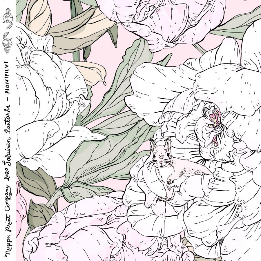 Pionipilvi urheilutrikoo liukas, hento vaaleanpunainen