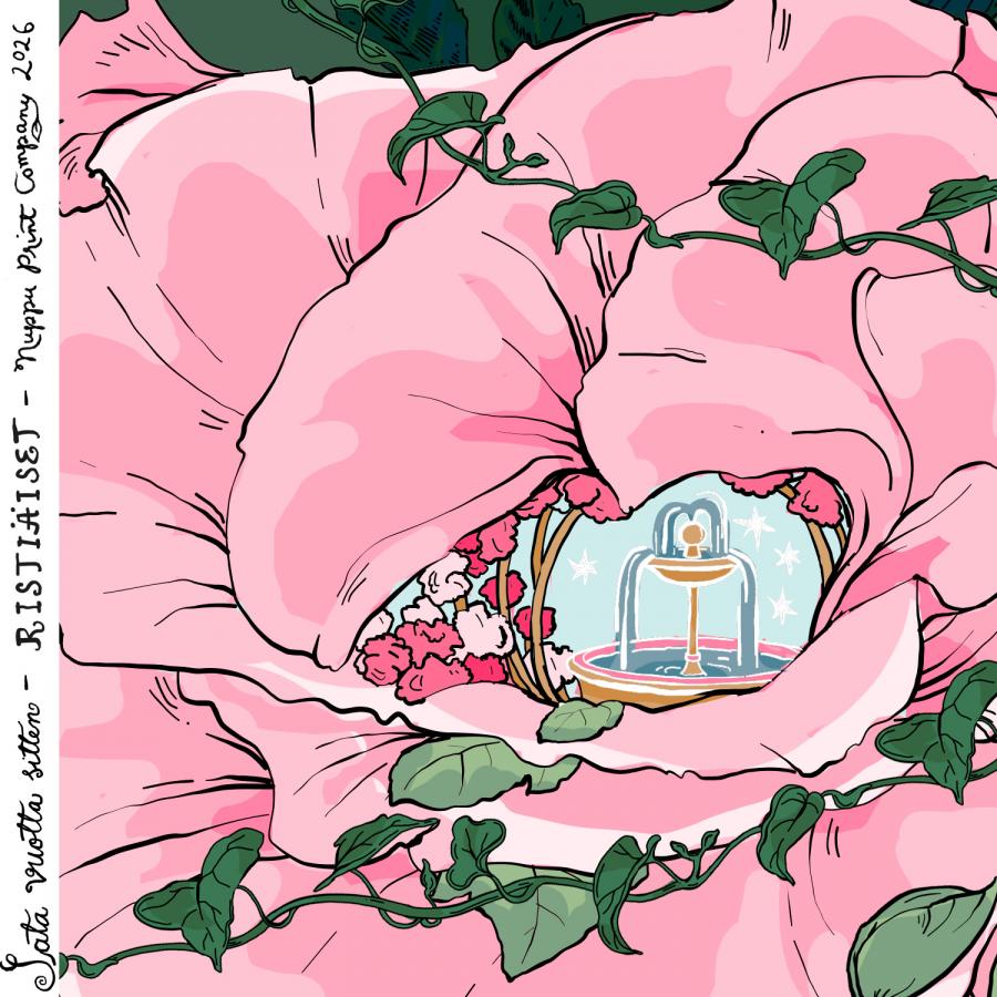 Ristiäiset luomutrikoo, sammaleenvihreä