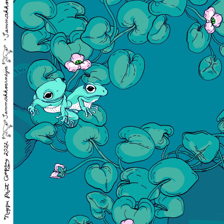 Sammakkoarmeija urheilutrikoo pehmeä, turkoosi