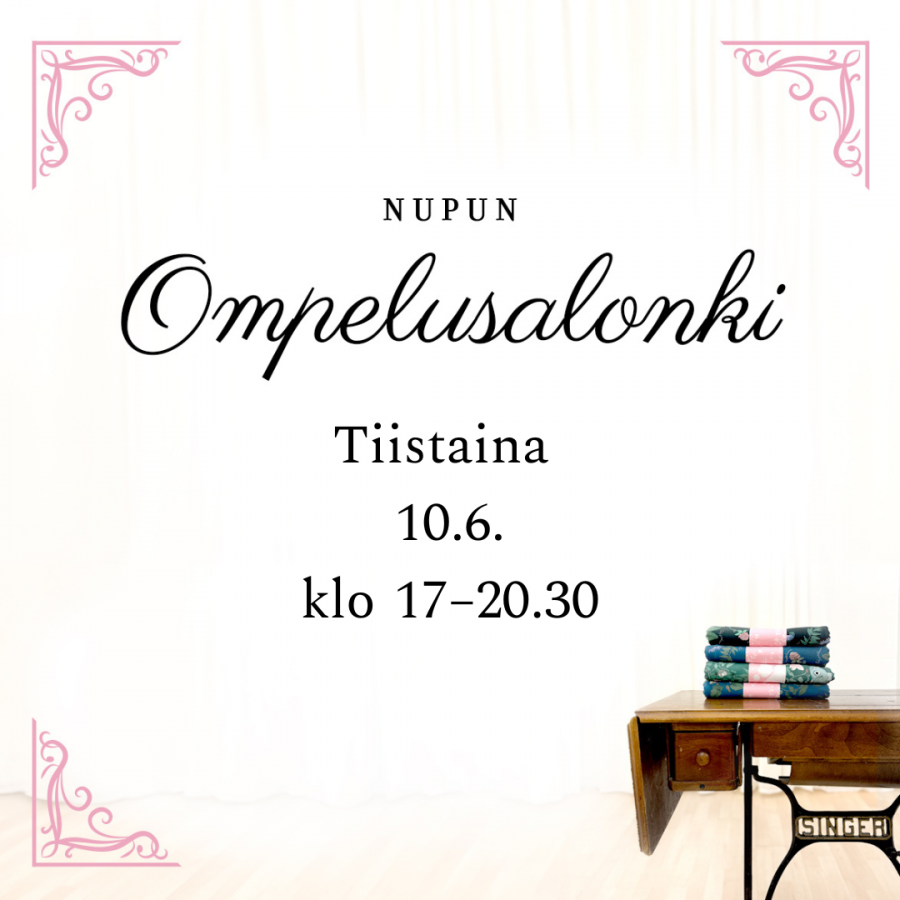 Ompelusalonki ti 10.6.