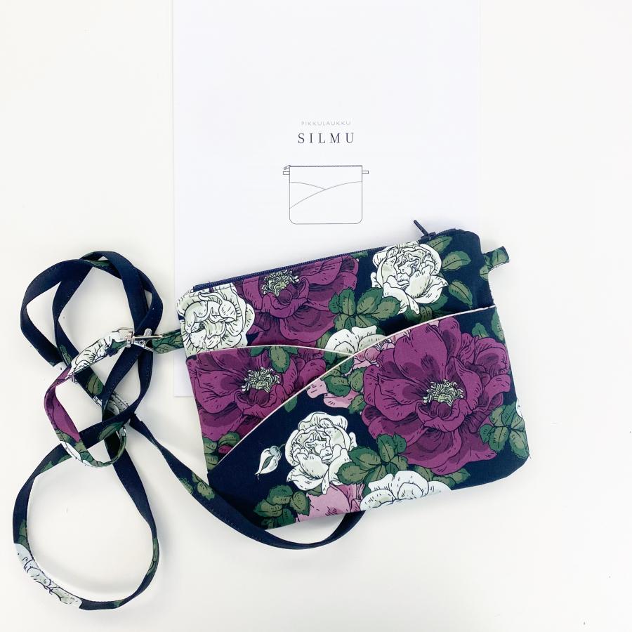 Silmu-väska pappermönster på svenska