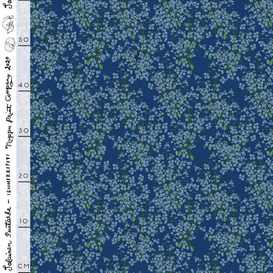 Lemmikkipeti organic french terry, blue