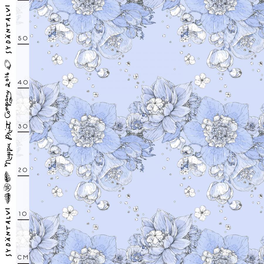 Sydäntalvi softshell, kasteensininen