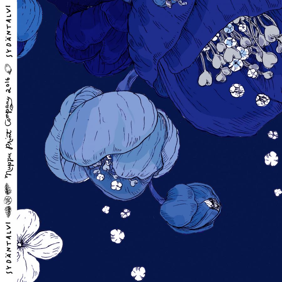 Sydäntalvi urheilutrikoo liukas, laivastonsininen