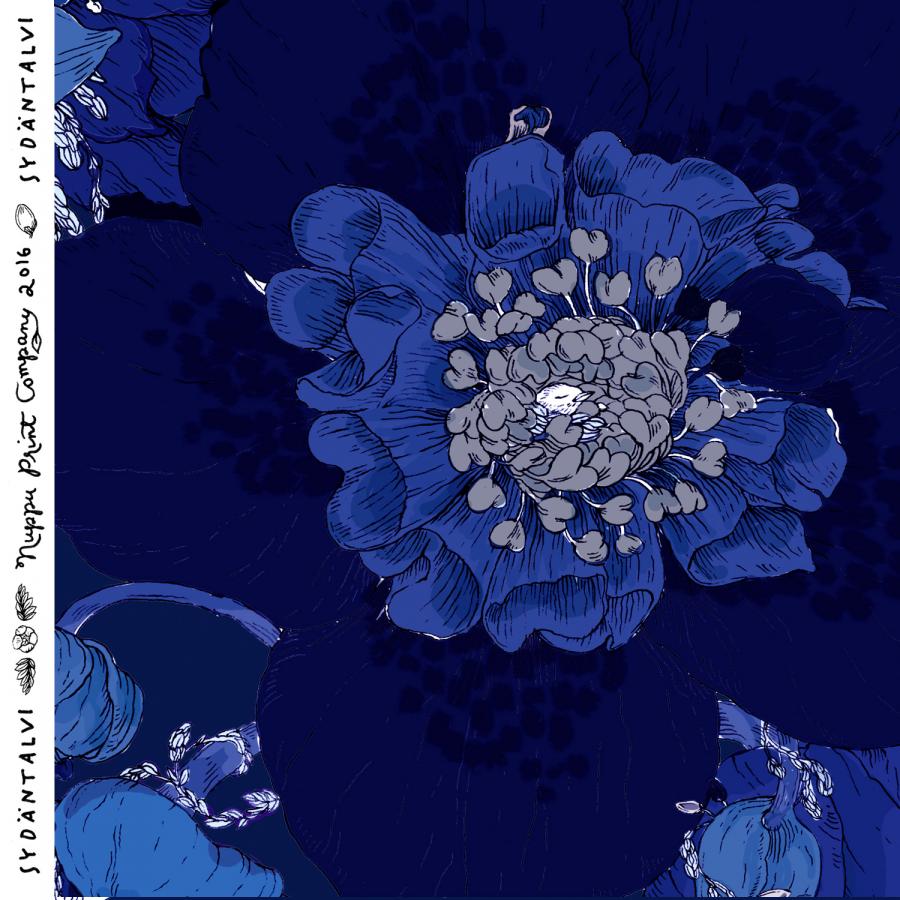 Sydäntalvi urheilutrikoo pehmeä, laivastonsininen