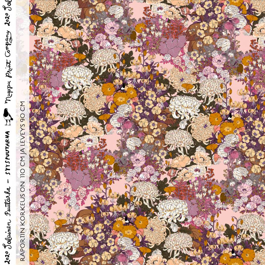 Syyspuutarha luomutrikoo, aamurusko