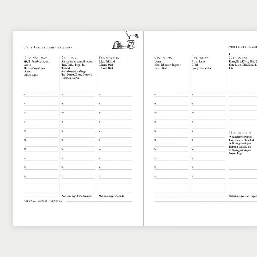 Tähdet planner 2025