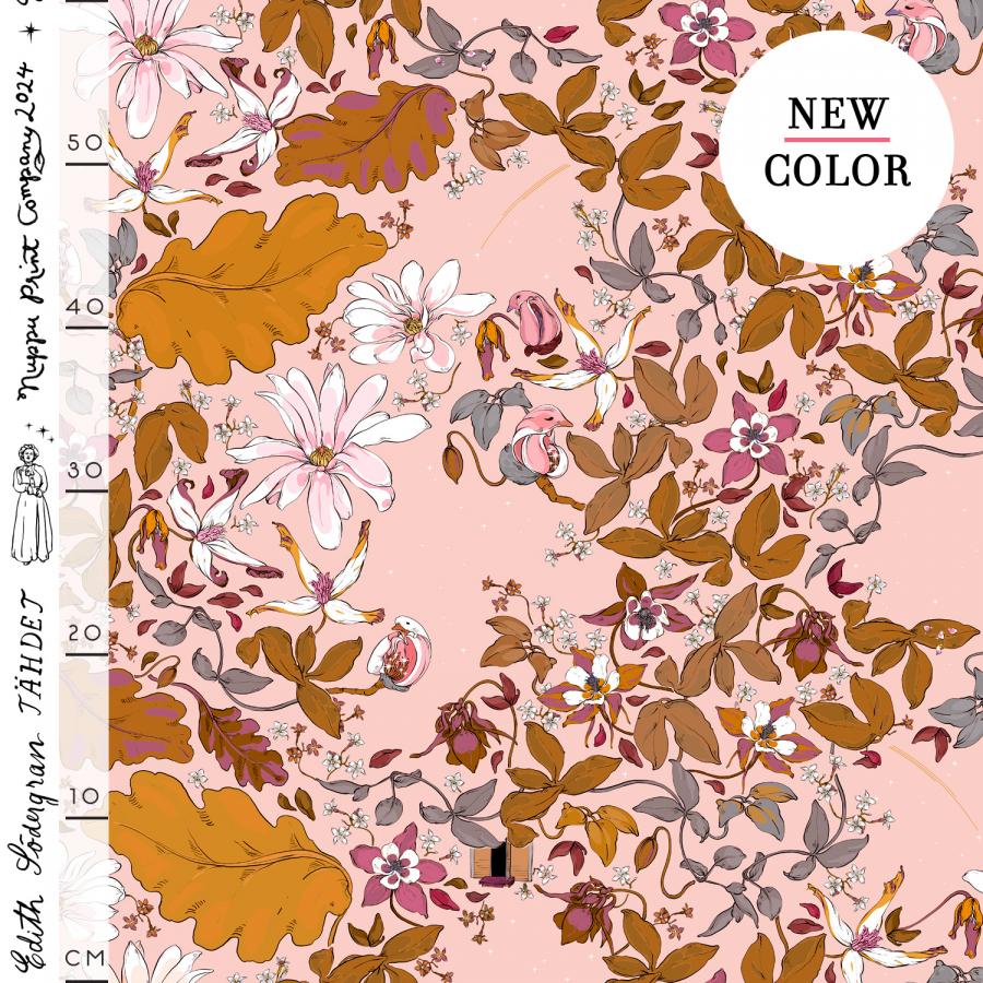 Tähdet joustava puuvillasatiini, aamurusko